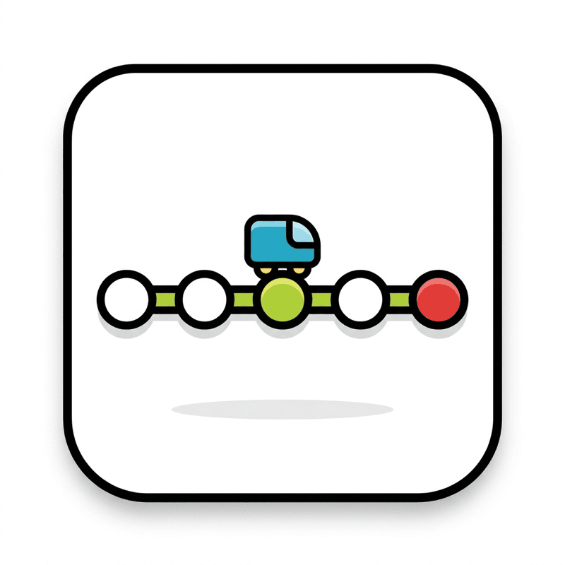 路線の進捗イラスト